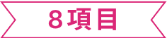 8項目